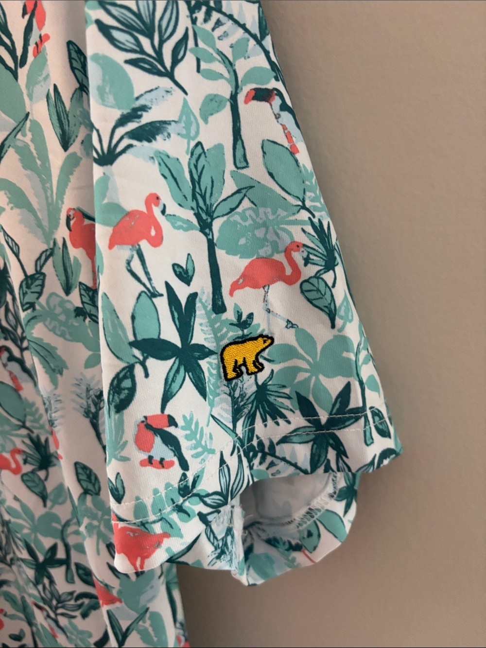 Jack Nicklaus Tropical Golf Polo Shirt Men’s Short Sleeve Hawaiian Resort Golfco - Picture 3 of 5